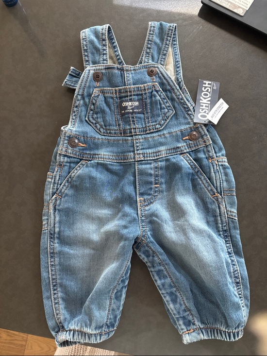 OshKosh B'gosh Other - OshKosh B'gosh Medium Blue Denim Baby Overalls